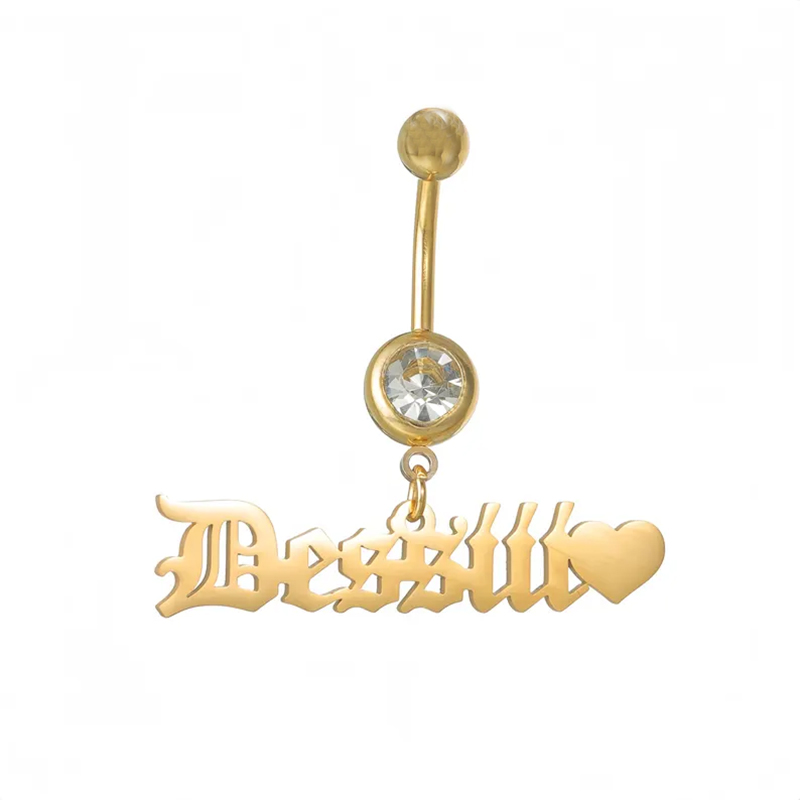 Aangepaste naam navelstreng na - Body Jewelry Names recensie en prijs