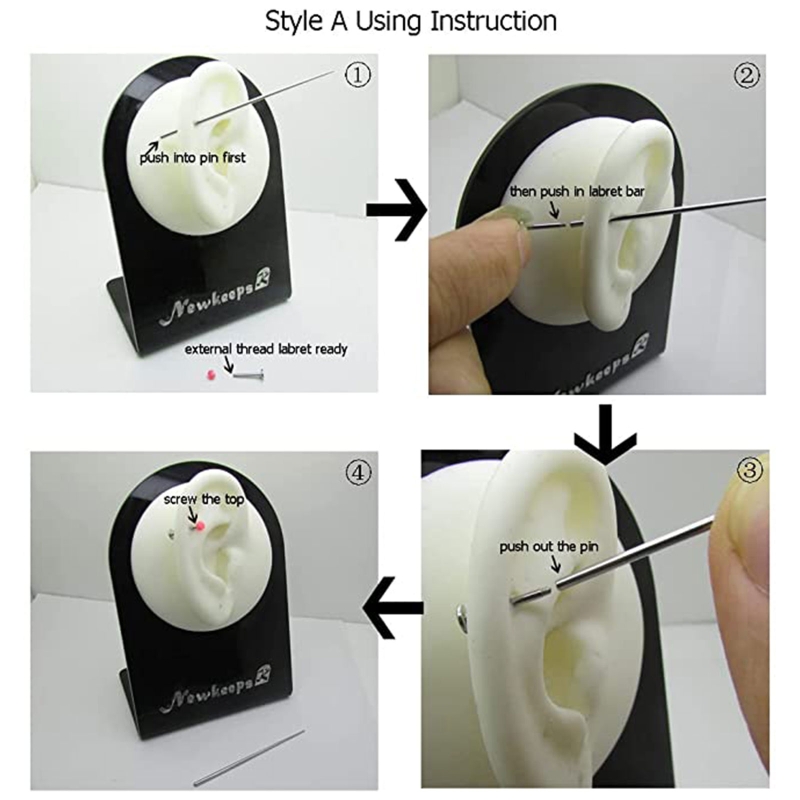 Stalen Kegel Inbrengpin Staaf  - Body Jewelry Ear Piercing recensie en prijs