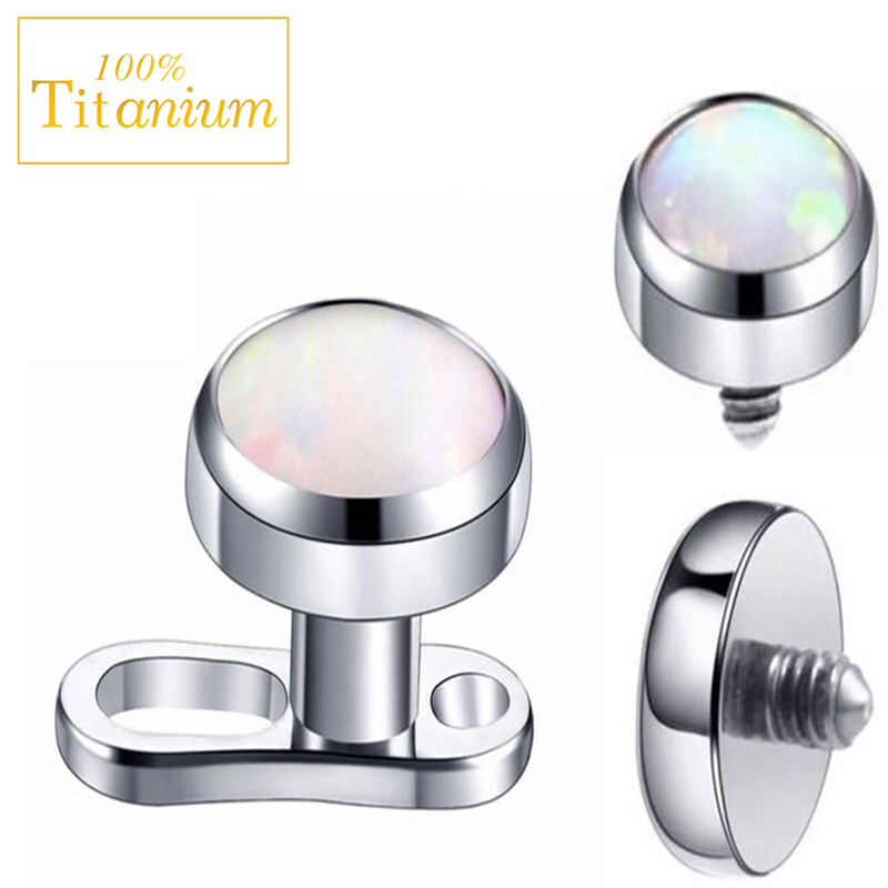 1Pcs Opal Micro Dermal Piercin - Dermal Anchor Top recensie en prijs